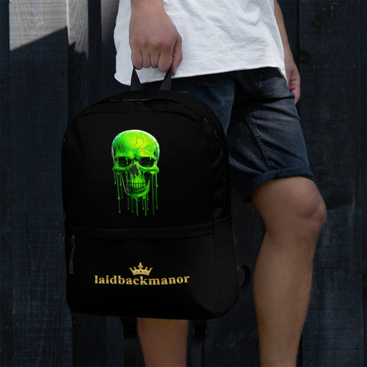 LBM Green Skull Backpack