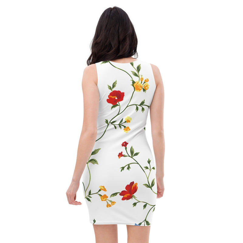 Flower Bodycon dress