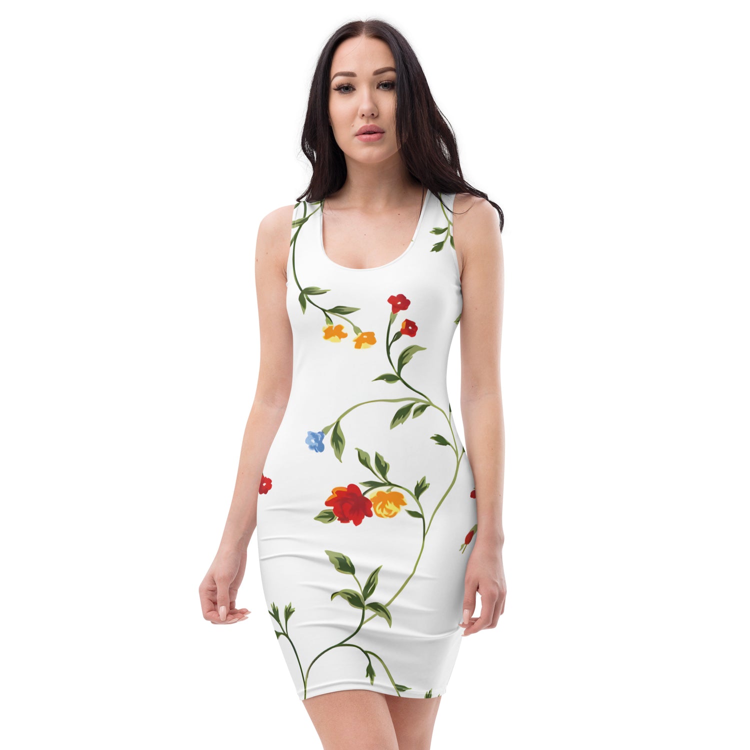 Flower Bodycon dress