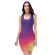 LBM Purple with glow Bodycon dress