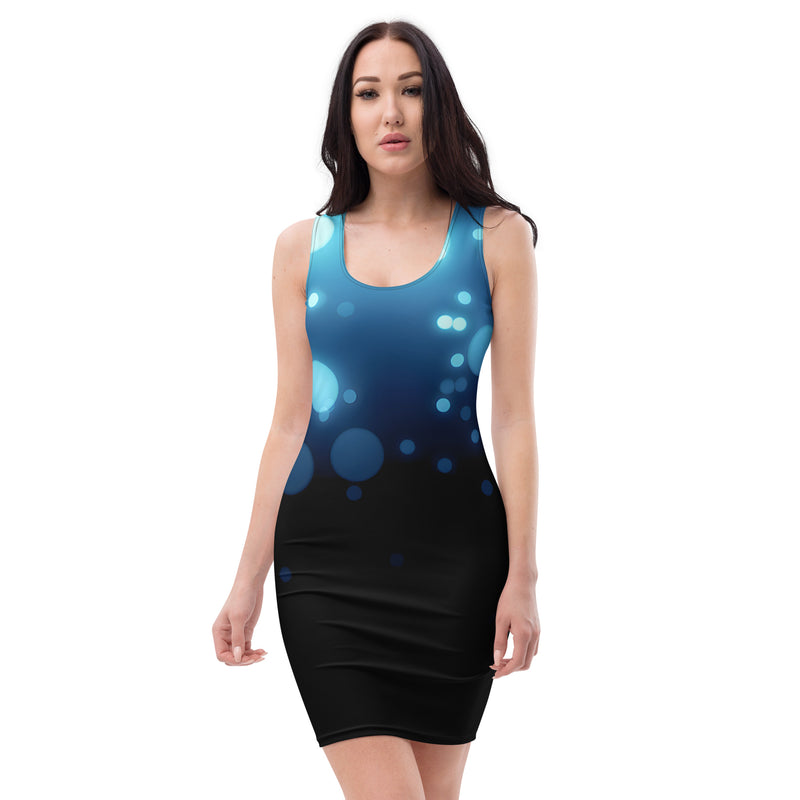 LBM Black/Blue Bodycon dress