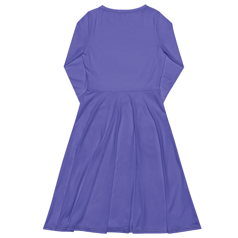 LBM Purple long sleeve midi dress