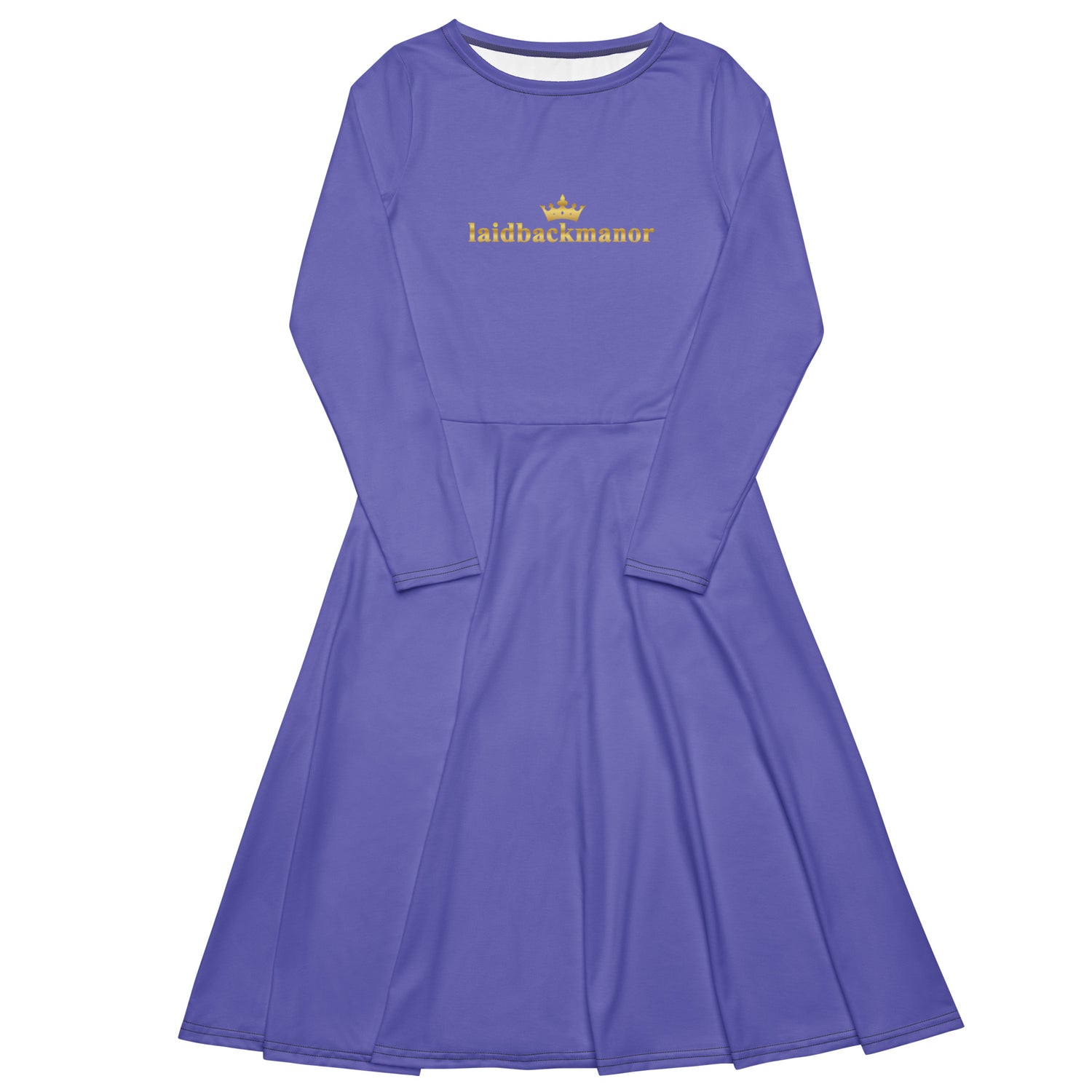 LBM Purple long sleeve midi dress