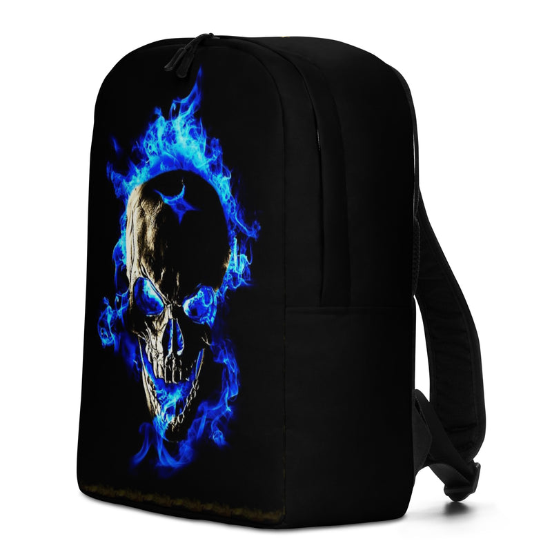 Blue Skull Backpack