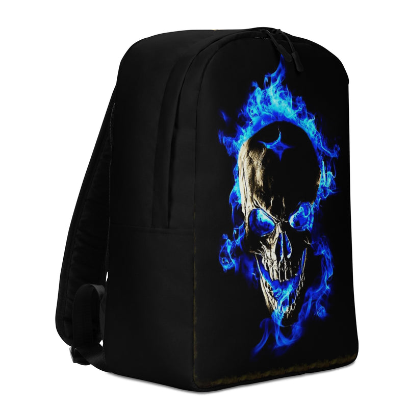 Blue Skull Backpack