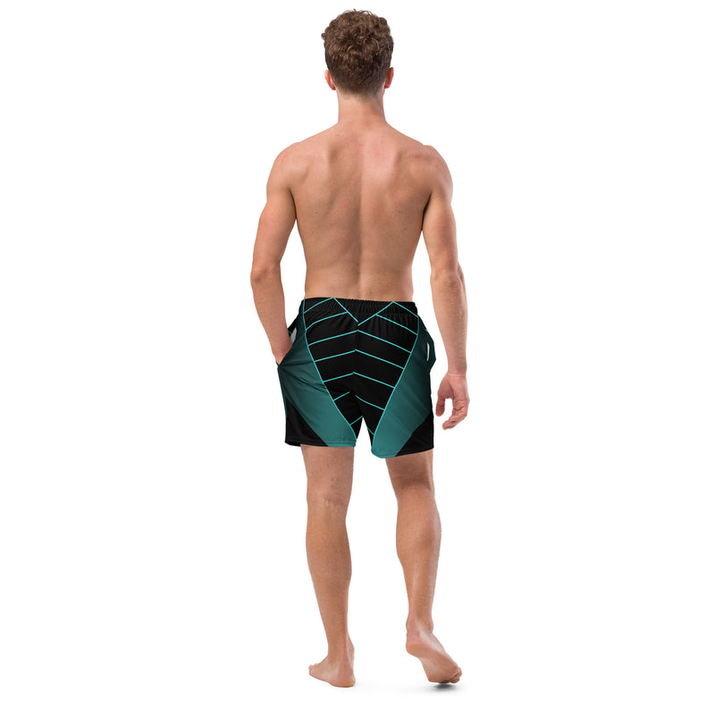 LBM Blue/Black Swim Trunks