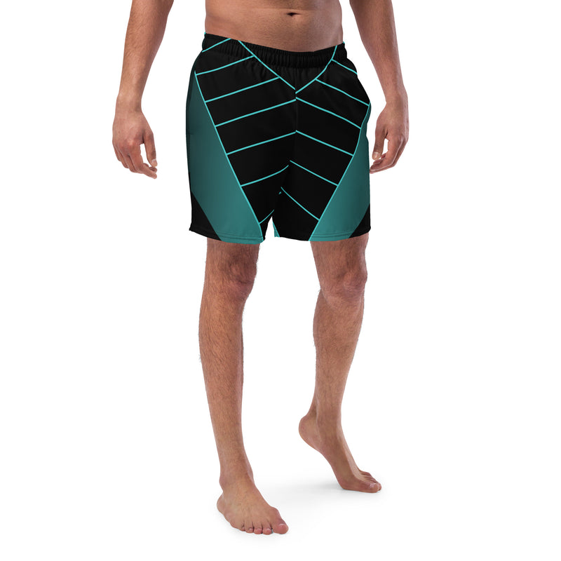 LBM Blue/Black Swim Trunks