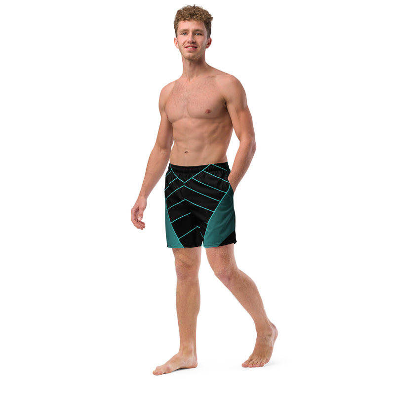 LBM Blue/Black Swim Trunks