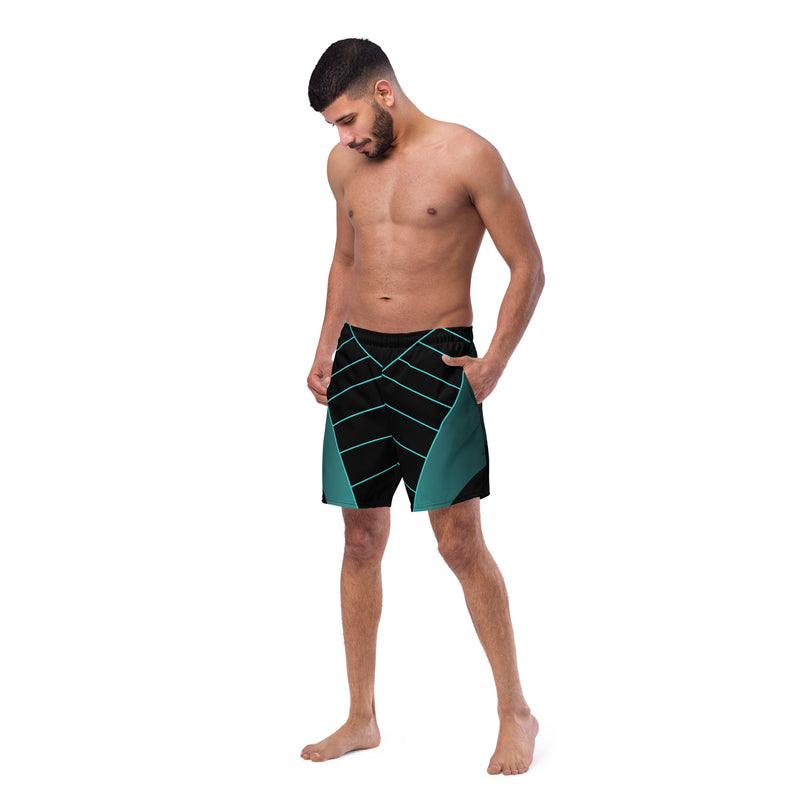 LBM Blue/Black Swim Trunks