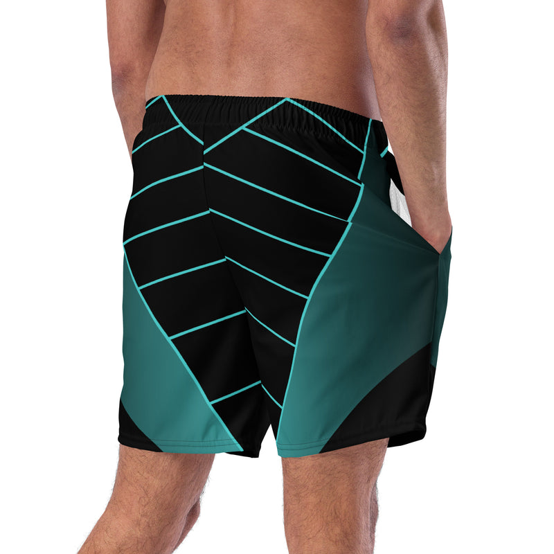 LBM Blue/Black Swim Trunks