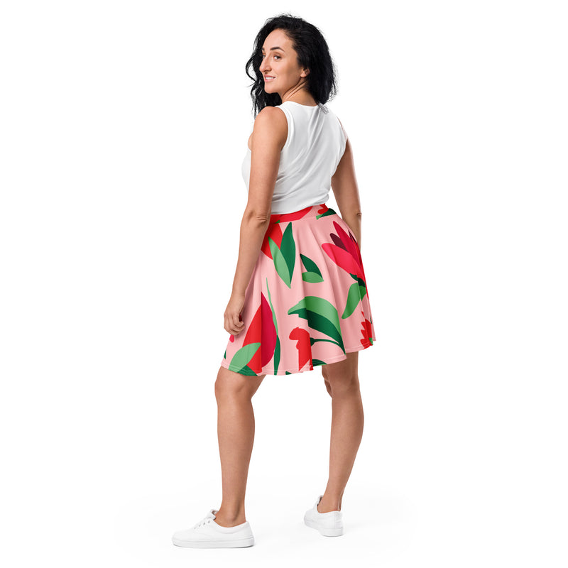 Flower Skater Skirt