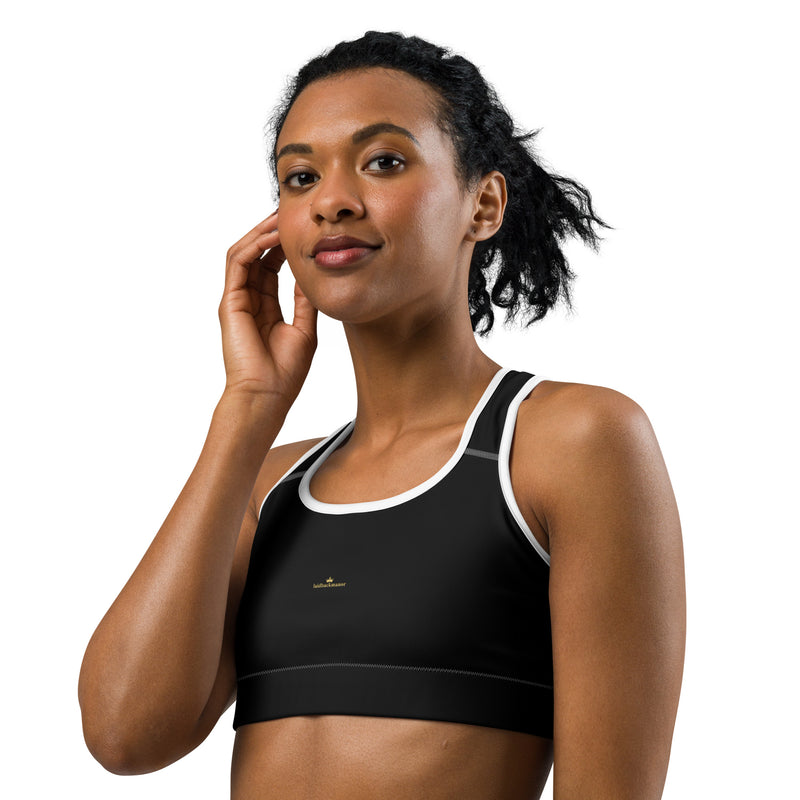 LBM Black Sports bra