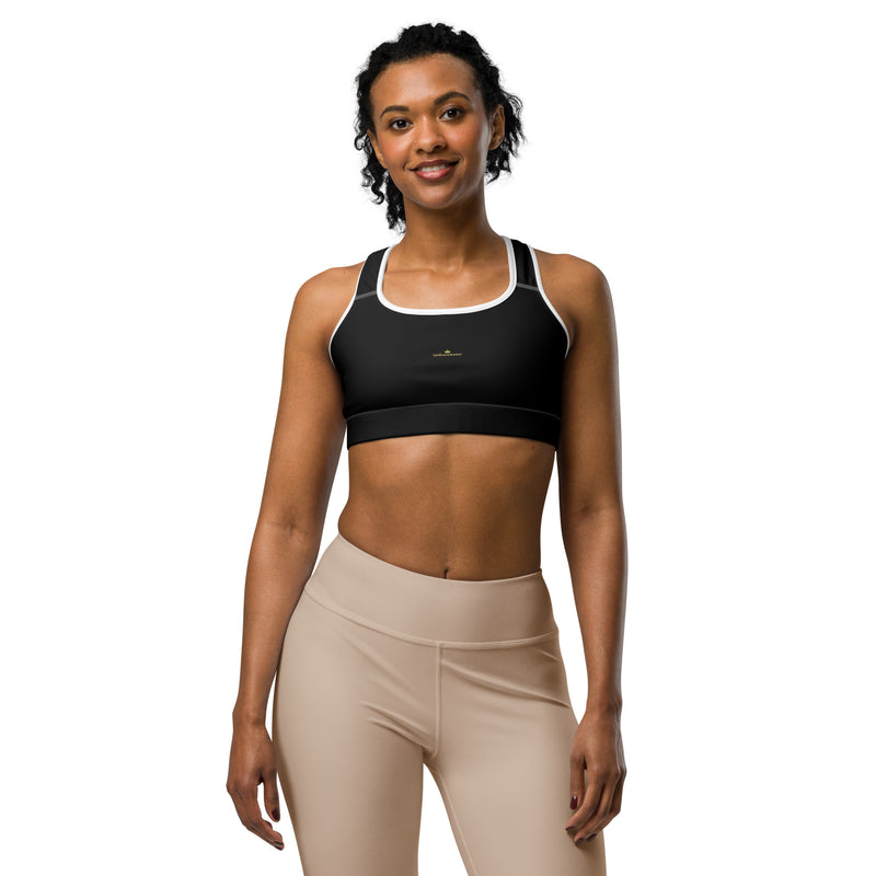 LBM Black Sports bra