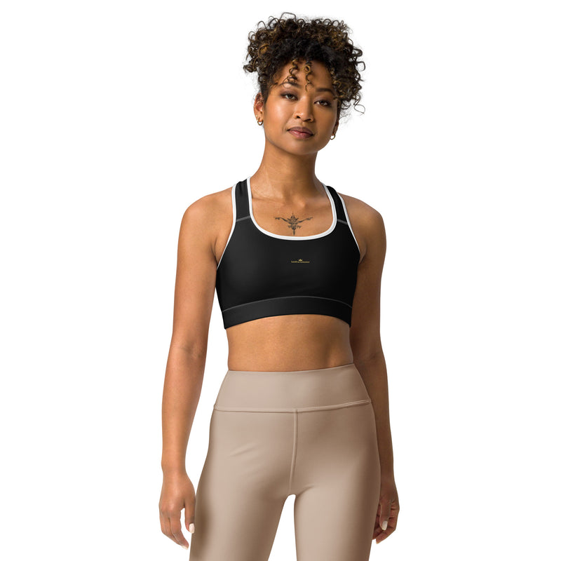 LBM Black Sports bra