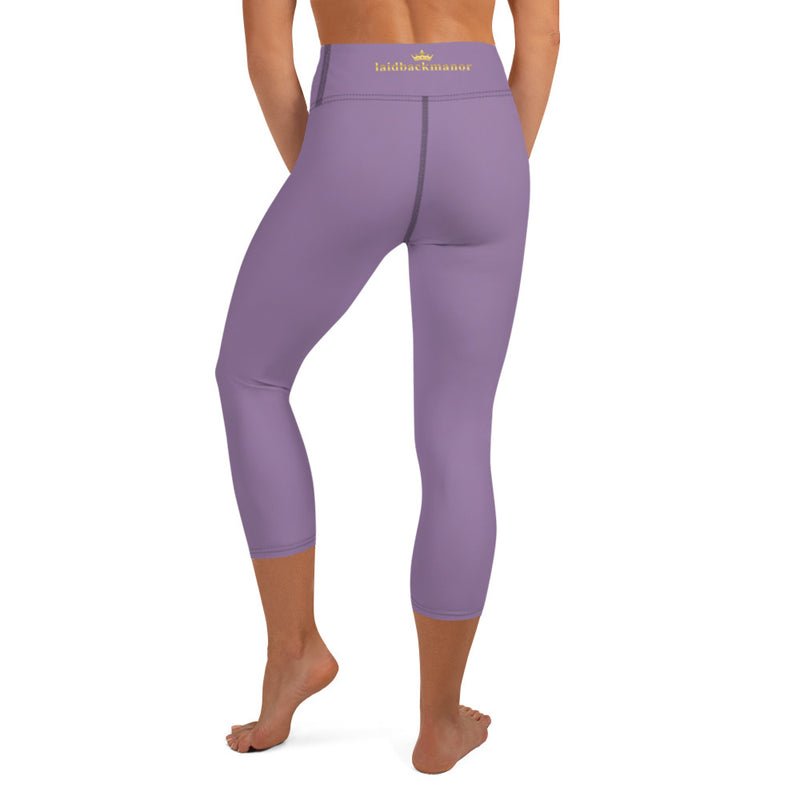 LBM Lilac Woman Yoga Capri Leggings