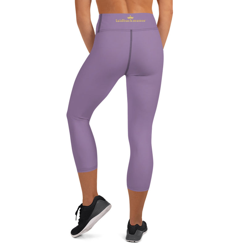 LBM Lilac Woman Yoga Capri Leggings