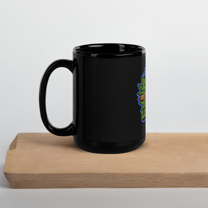 LBM Ganja man Black Glossy Mug