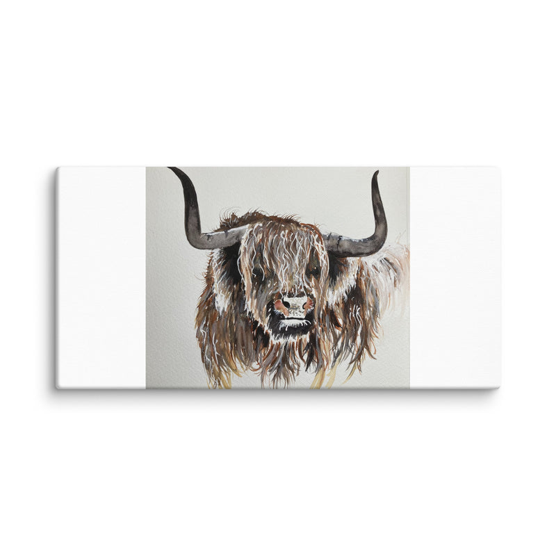 Highland Cow Canvas