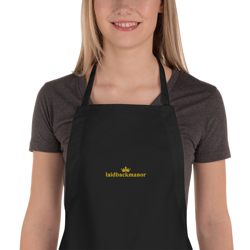 LaidBackManor Embroidered Apron