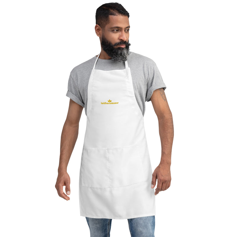 LaidBackManor Embroidered Apron