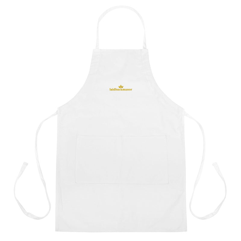 LaidBackManor Embroidered Apron