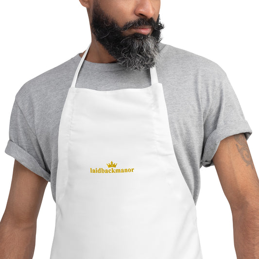 LaidBackManor Embroidered Apron