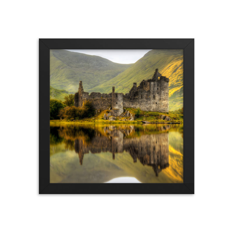 Kilchurn Castle on Loch Awe Framed poster