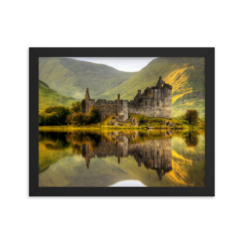 Kilchurn Castle on Loch Awe Framed poster