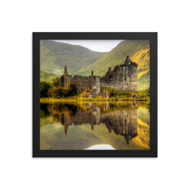 Kilchurn Castle on Loch Awe Framed poster