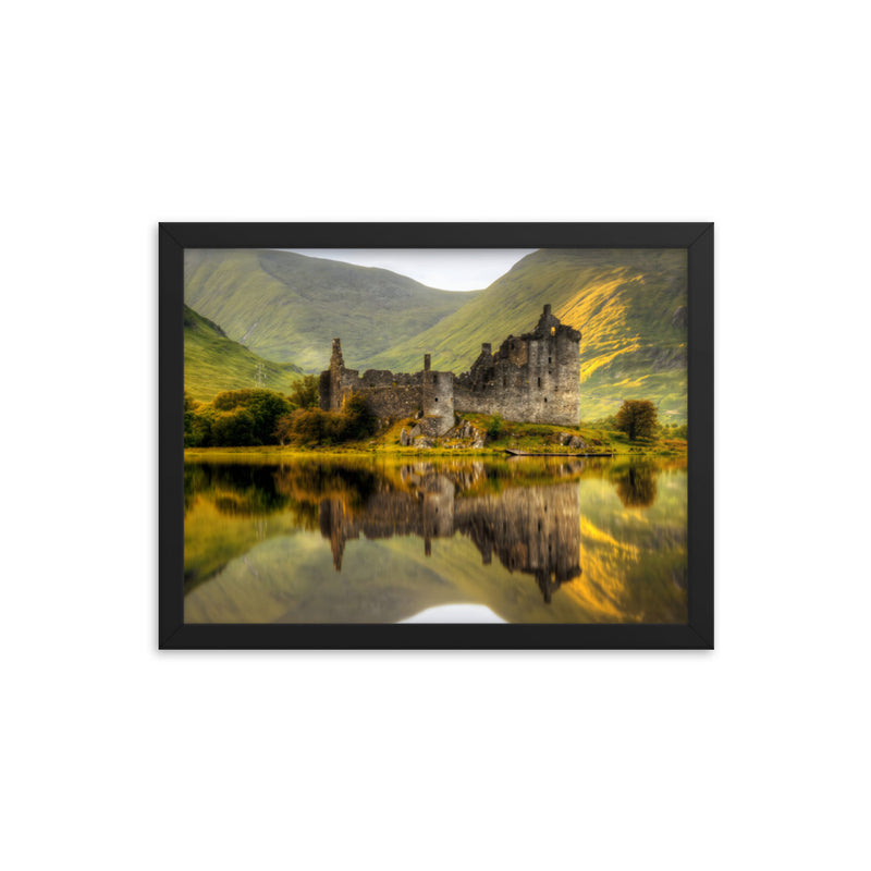 Kilchurn Castle on Loch Awe Framed poster