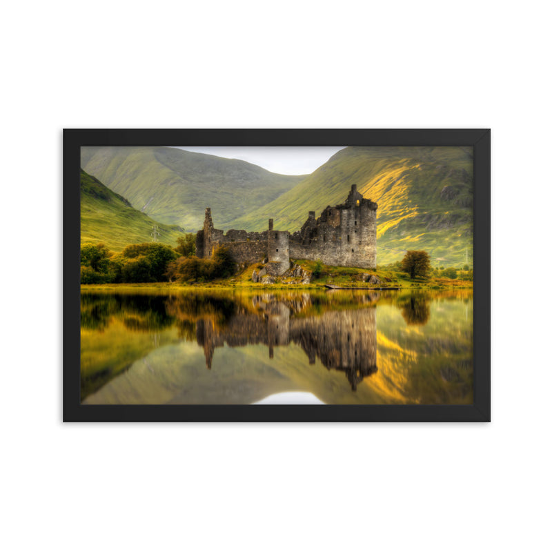 Kilchurn Castle on Loch Awe Framed poster