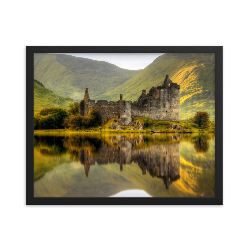 Kilchurn Castle on Loch Awe Framed poster