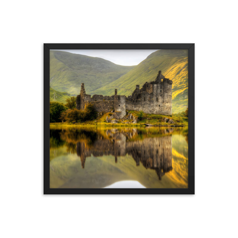 Kilchurn Castle on Loch Awe Framed poster