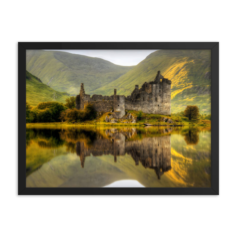 Kilchurn Castle on Loch Awe Framed poster