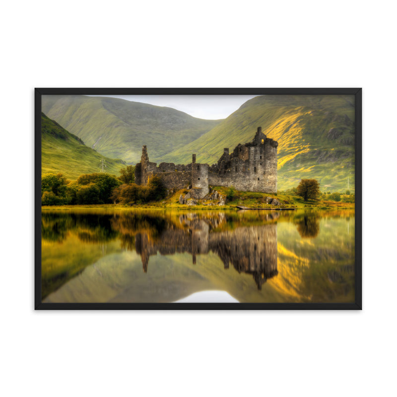 Kilchurn Castle on Loch Awe Framed poster