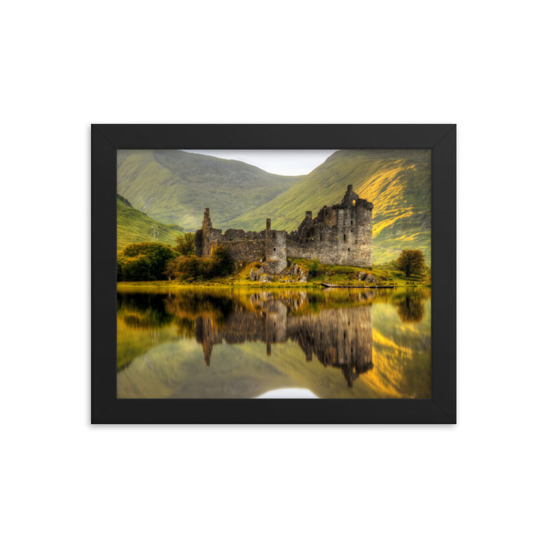 Kilchurn Castle on Loch Awe Framed poster