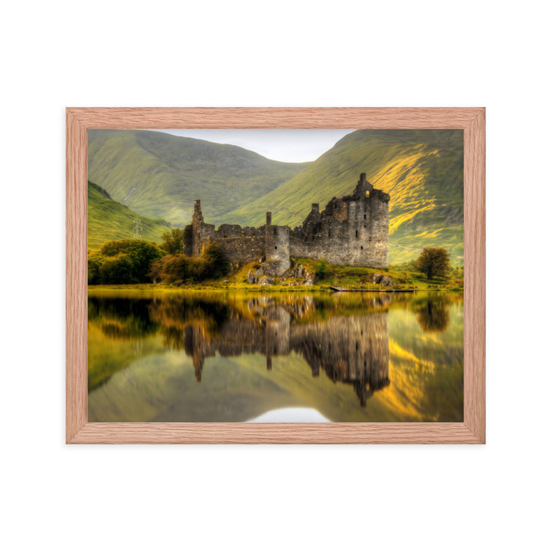 Kilchurn Castle on Loch Awe Framed poster