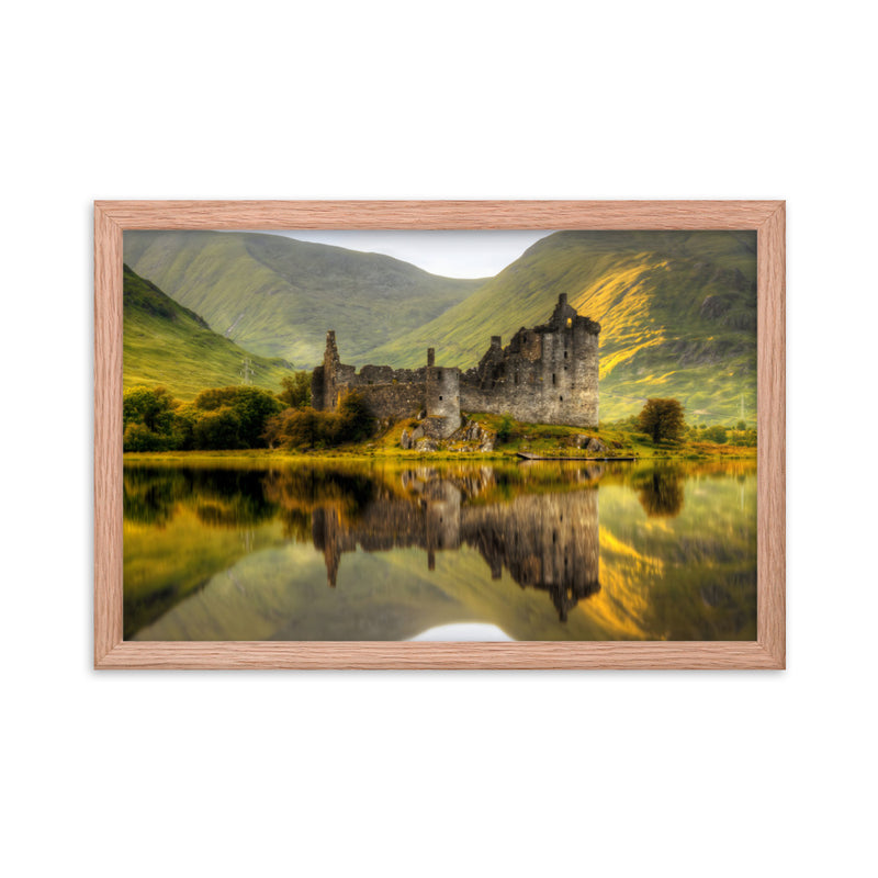 Kilchurn Castle on Loch Awe Framed poster