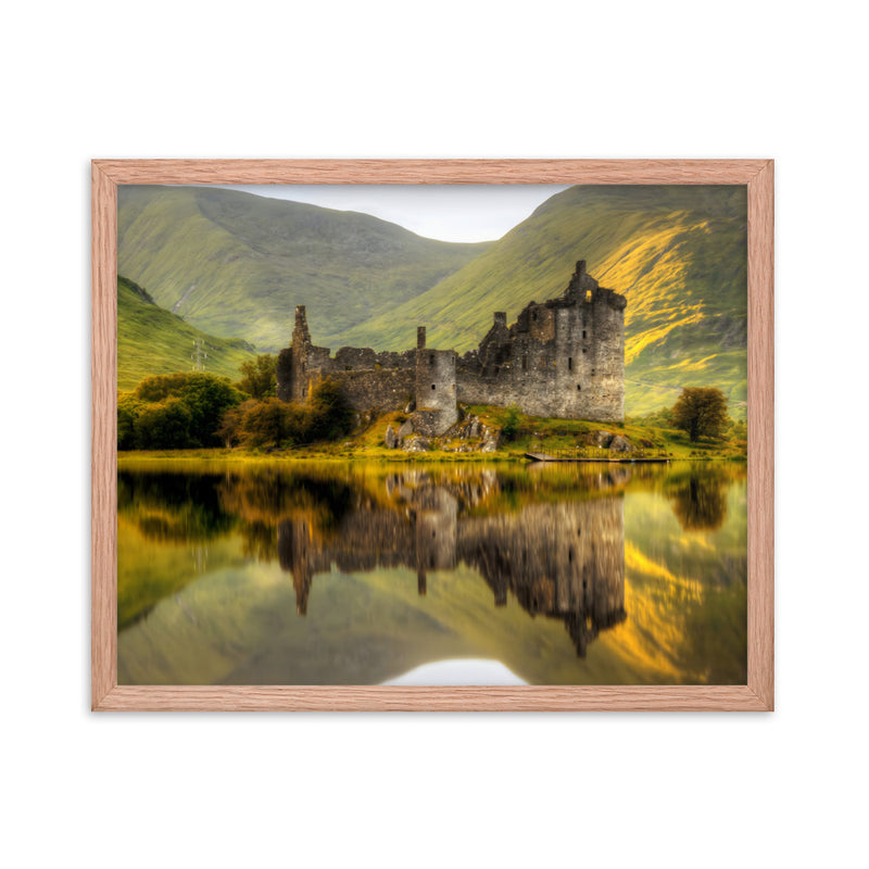 Kilchurn Castle on Loch Awe Framed poster