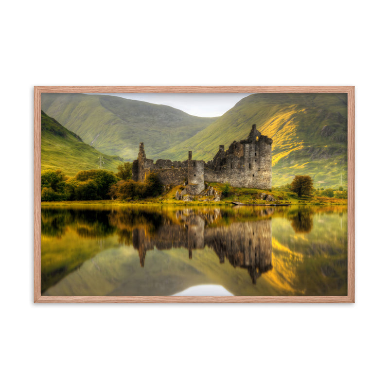 Kilchurn Castle on Loch Awe Framed poster