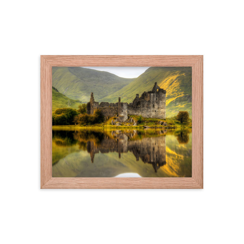 Kilchurn Castle on Loch Awe Framed poster