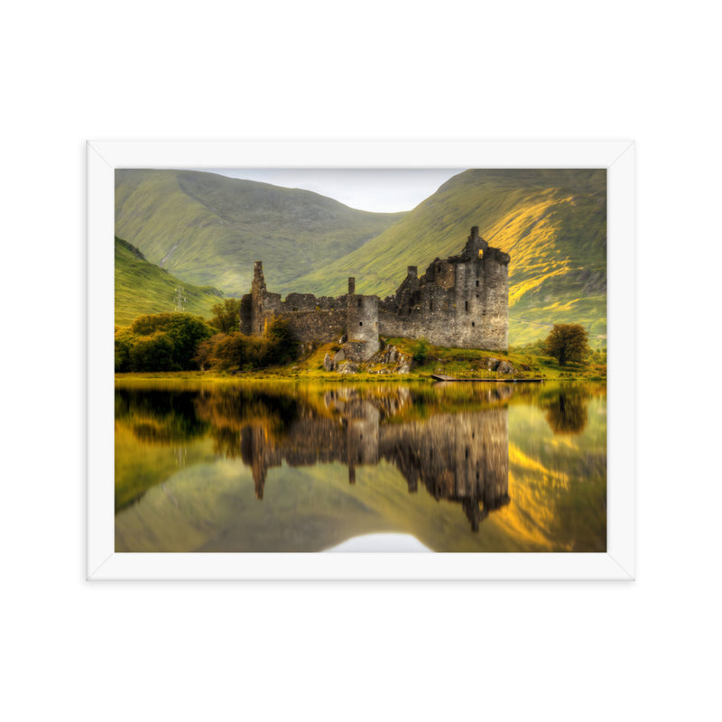 Kilchurn Castle on Loch Awe Framed poster