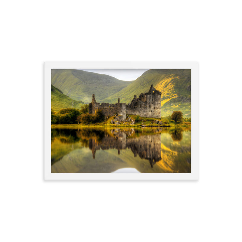 Kilchurn Castle on Loch Awe Framed poster