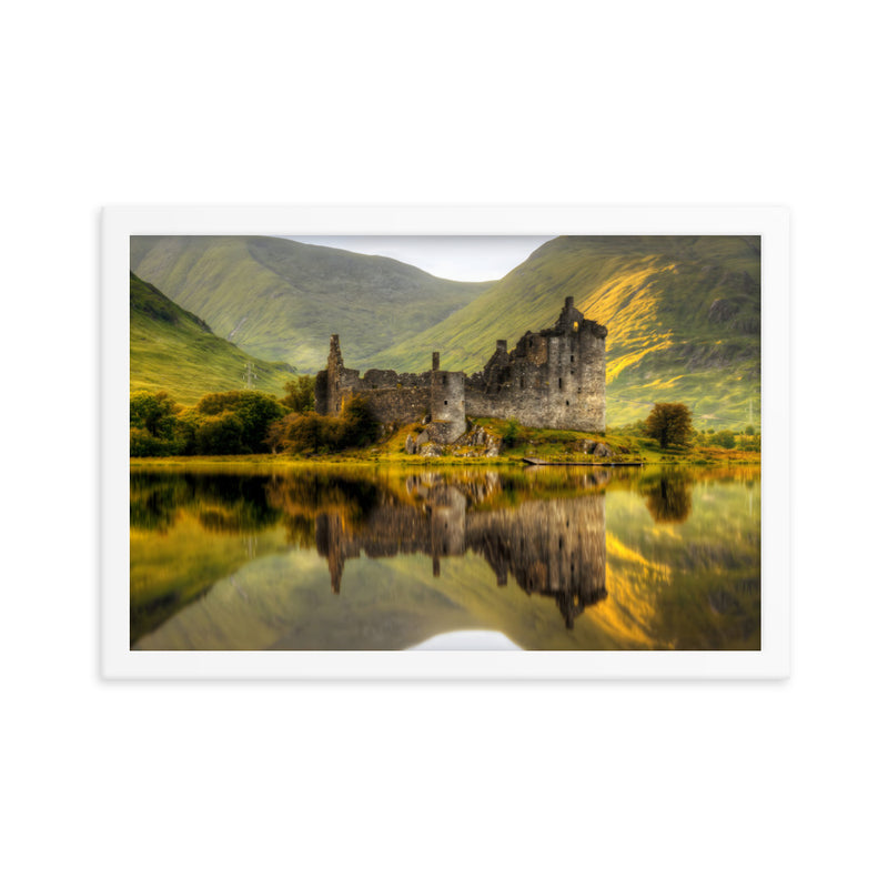 Kilchurn Castle on Loch Awe Framed poster