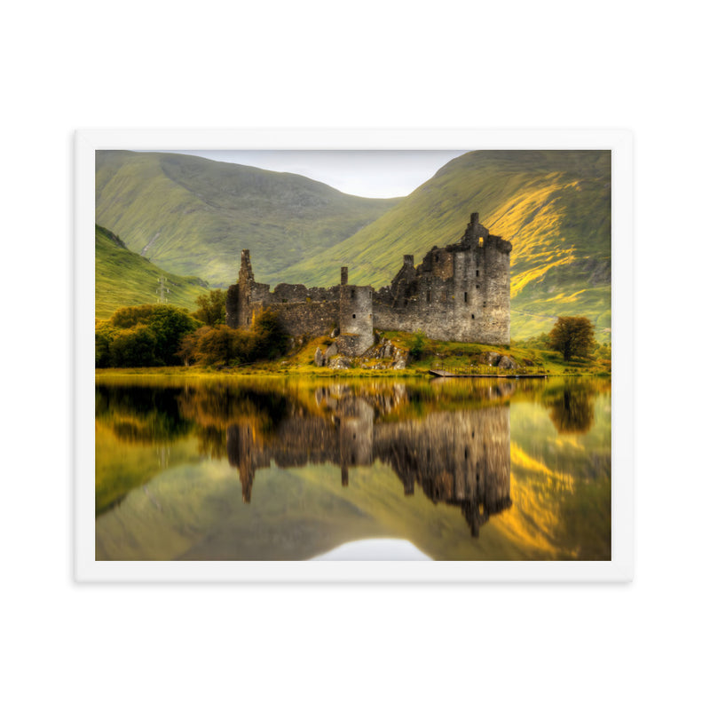 Kilchurn Castle on Loch Awe Framed poster