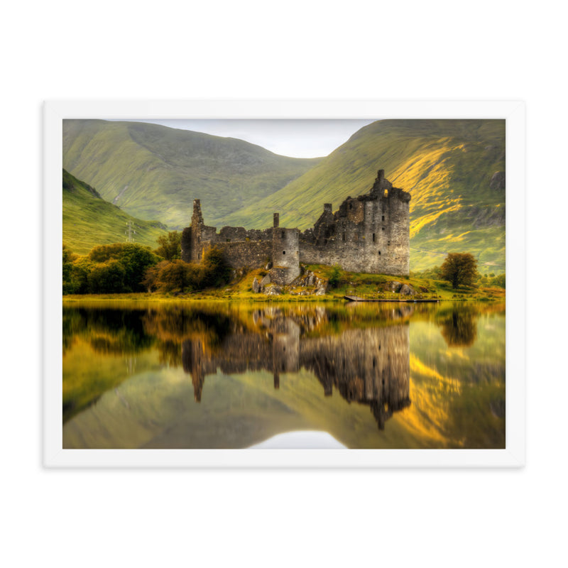 Kilchurn Castle on Loch Awe Framed poster