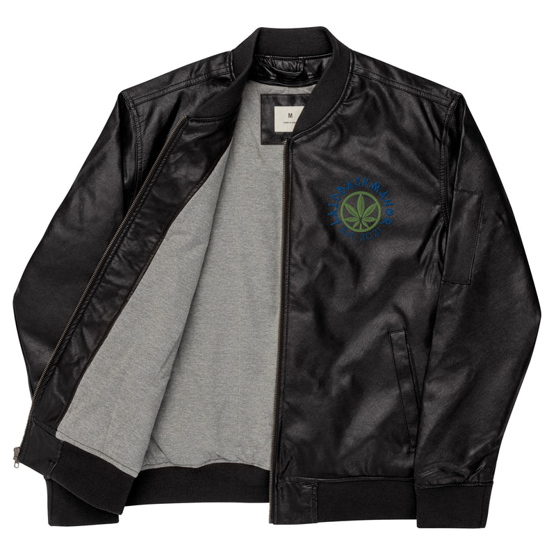 LBM Leather Bomber Jacket