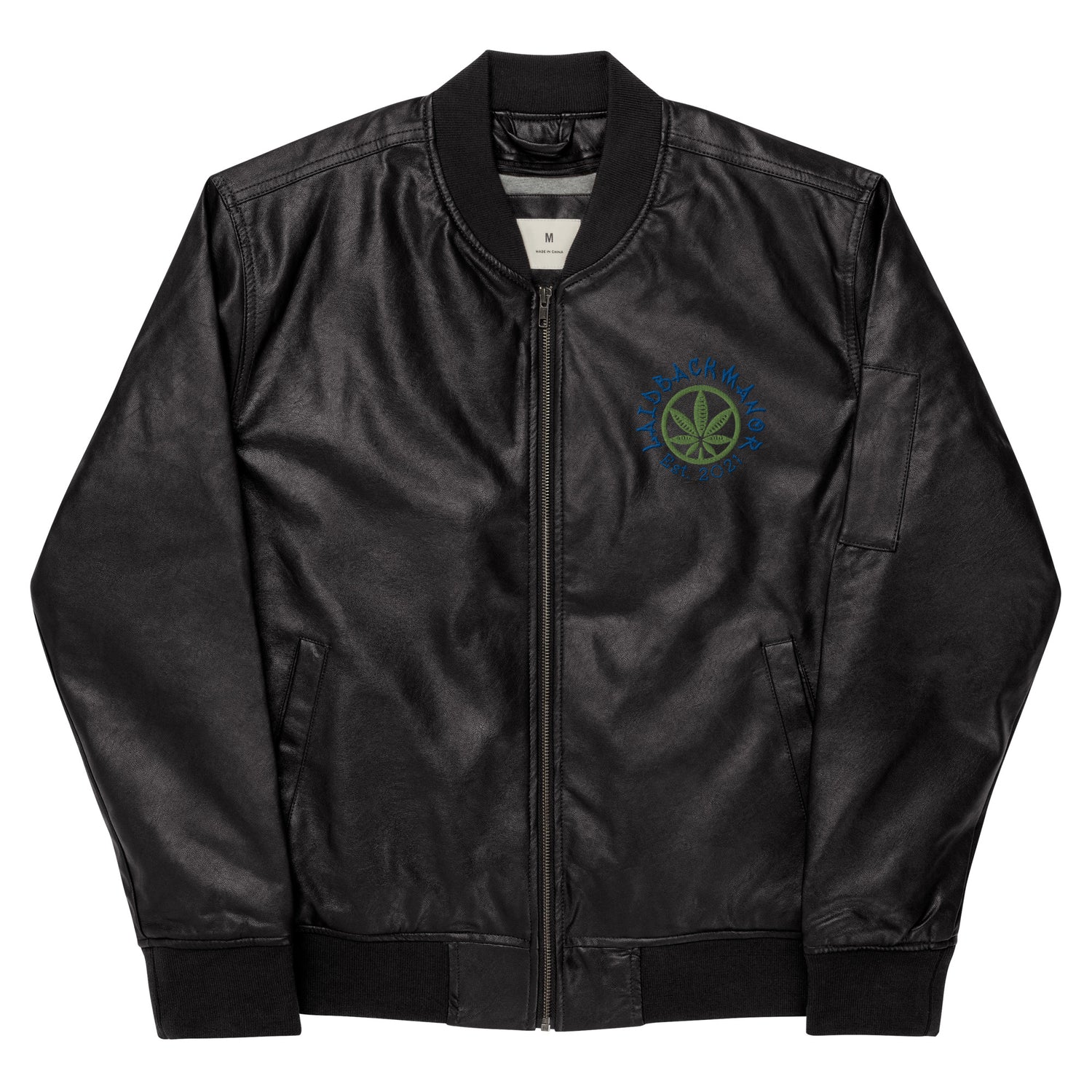 LBM Leather Bomber Jacket