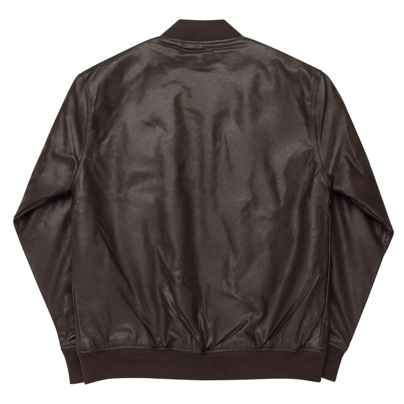 LBM Leather Bomber Jacket