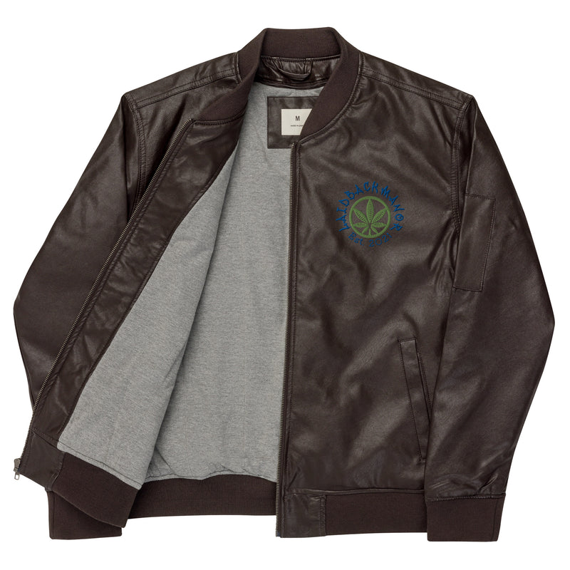 LBM Leather Bomber Jacket